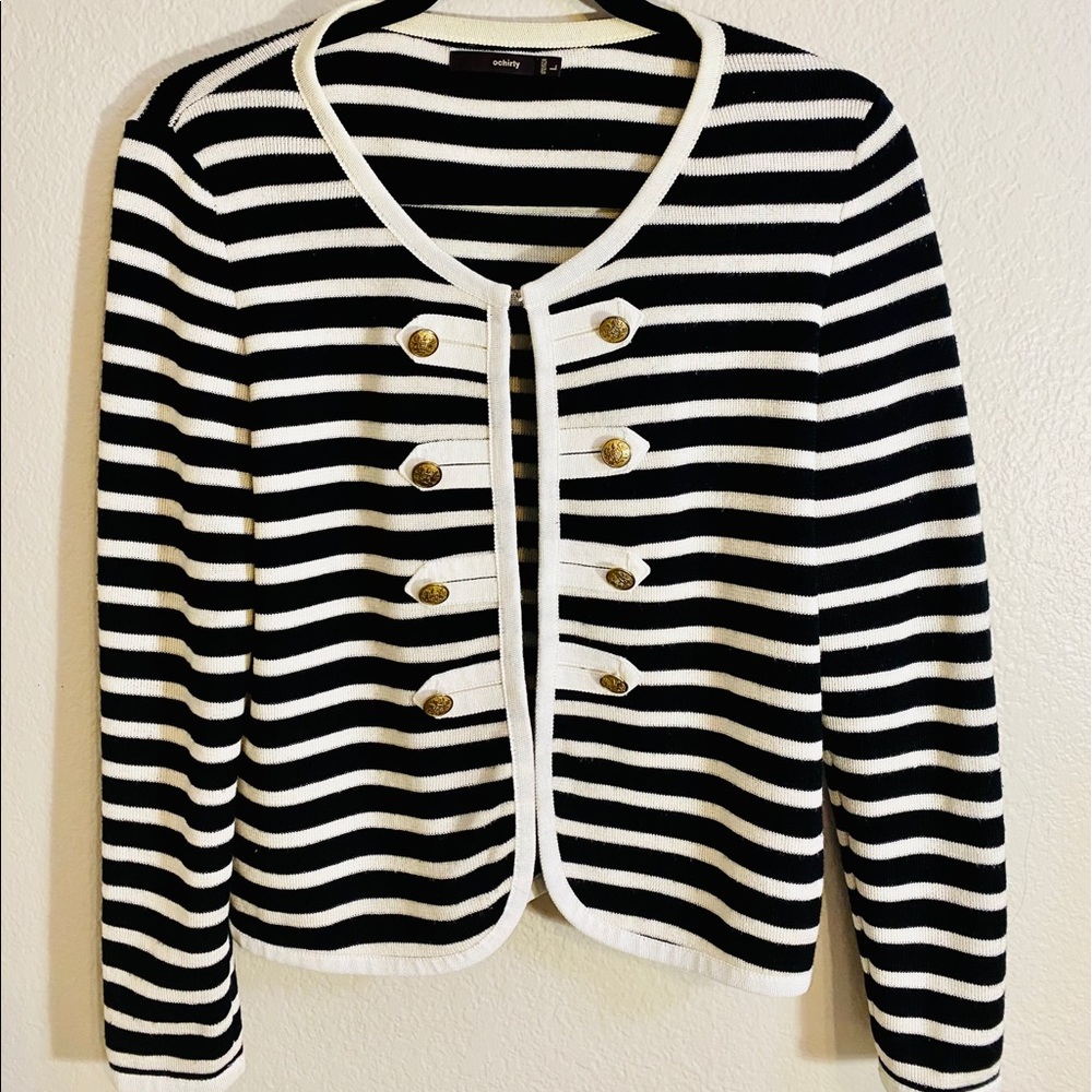 Striped Cardigan